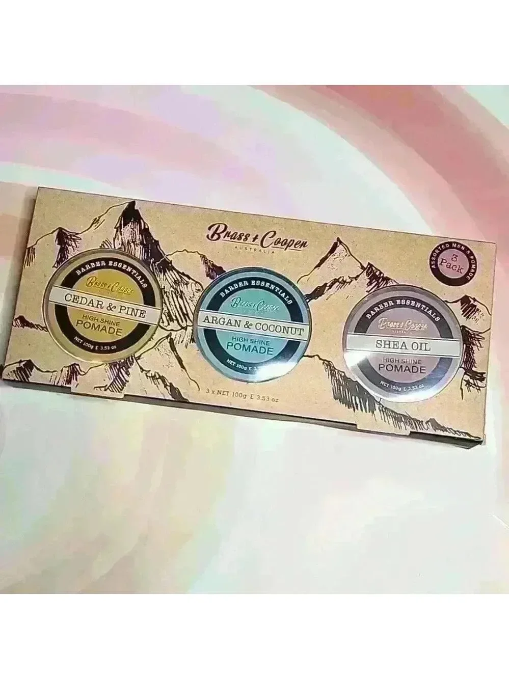 Brass + Copper Pomade Gift set